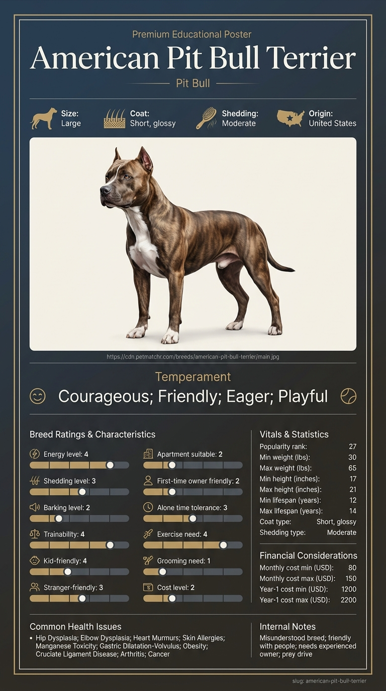 Understanding American Pit Bull Terrier Anxiety infographic