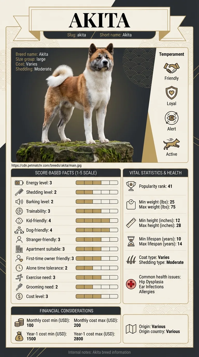 Akita Most Common Genetic Disorders: What Owners Should Know infographic