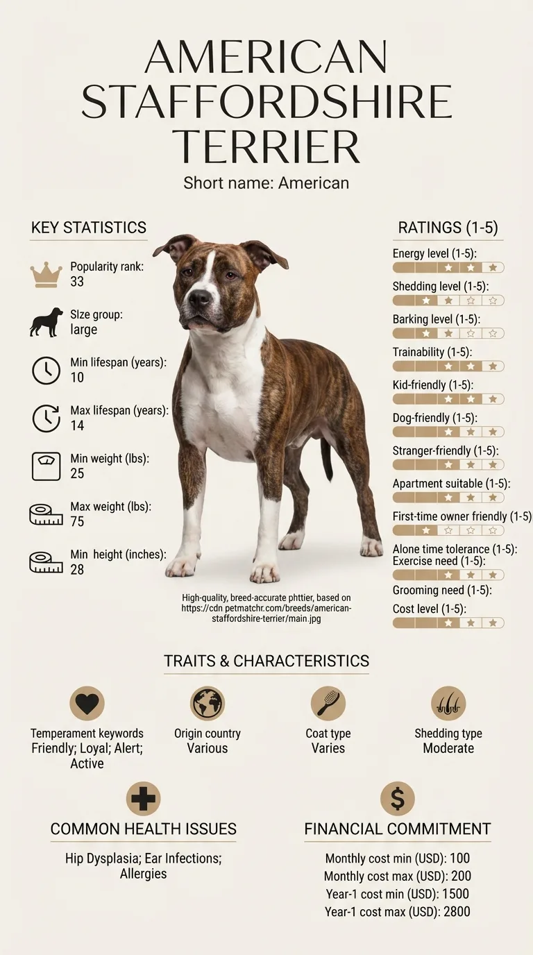 Understanding American Staffordshire Terrier Cost in Baltimore infographic