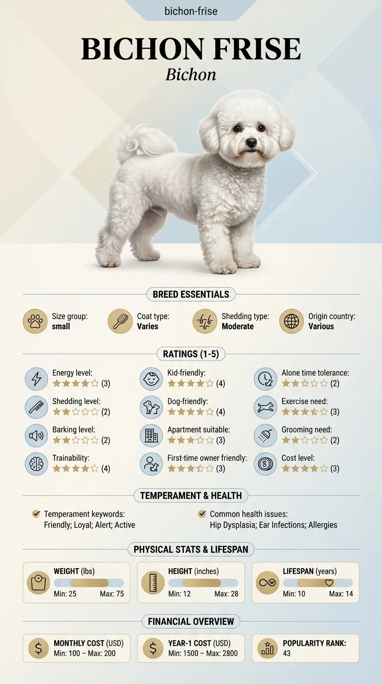 Bichon Frise Anxiety: How to Help Your Pup Feel Secure infographic