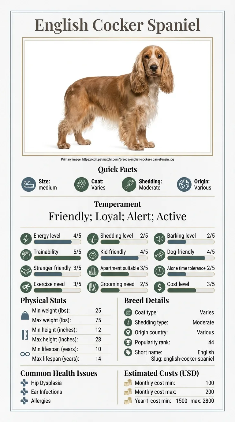 English Cocker Spaniel Dilated Cardiomyopathy (DCM): Causes and Solutions infographic