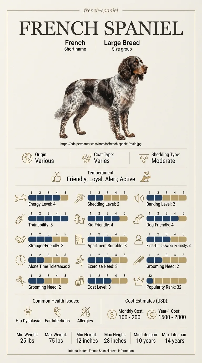 French Spaniel Cost in Virginia Beach infographic