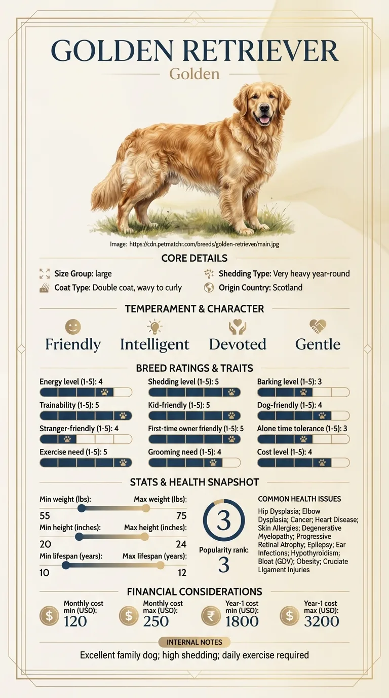 Golden Retriever Back/Spine Issues: What You Need to Know infographic