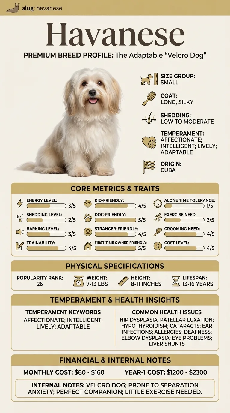 Havanese Cost in Honolulu infographic