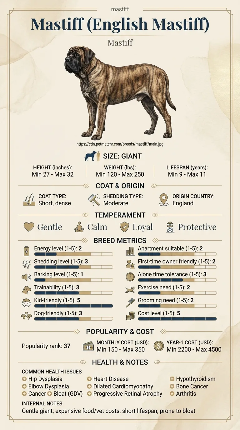 mastiff infographic