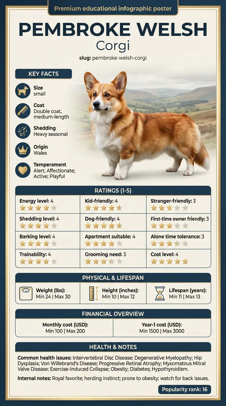 Pembroke Welsh Corgi Osteochondritis Dissecans (OCD): What You Need to Know infographic