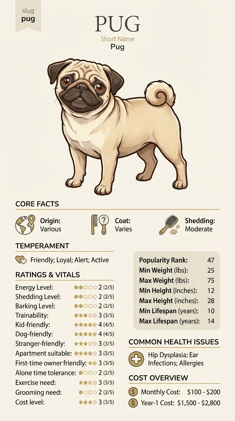 pug infographic