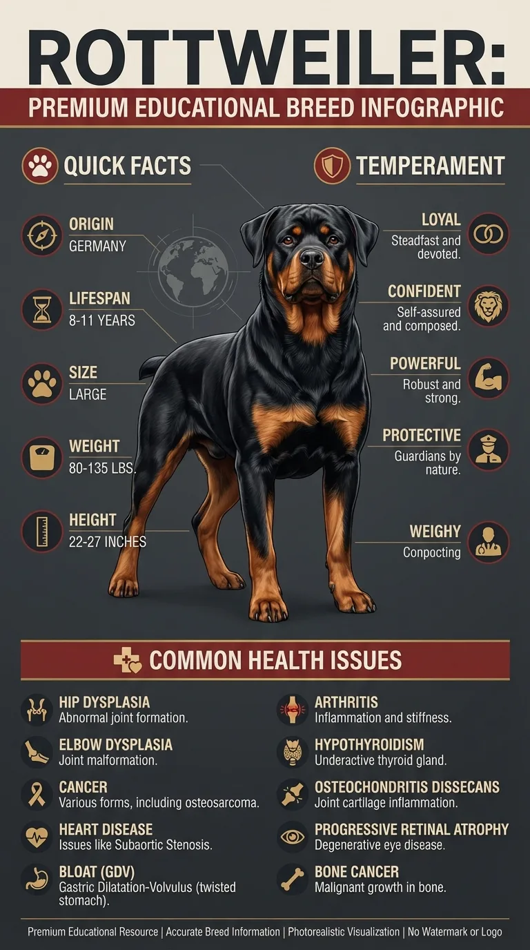 Rottweiler Pregnancy Complications infographic