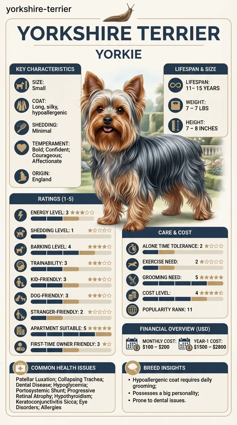 Yorkshire Terrier Eye Disorders: What You Need to Know infographic